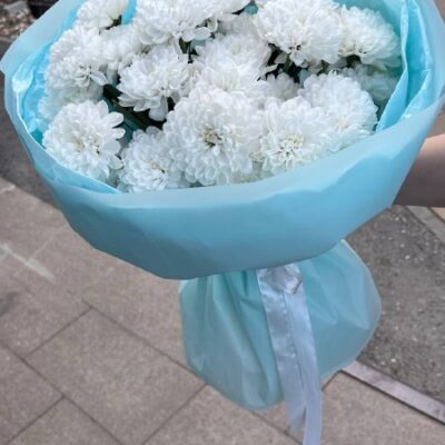 Букет из кустовых хризантем
